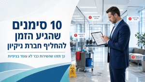 החלפת חברת ניקיון