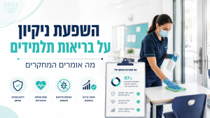 השפעת ניקיון על בריאות תלמידים