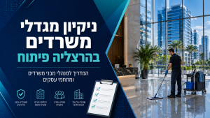 ניקיון מגדלי משרדים בהרצליה פיתוח