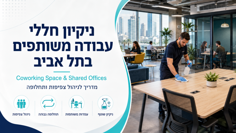 ניקיון חללי עבודה משותפים