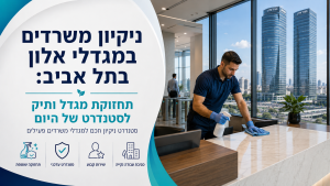 ניקיון משרדים במגדלי אלון בתל אביב