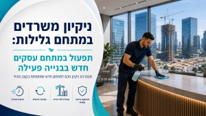 ניקיון משרדים במתחם גלילות
