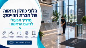 הלובי כחלון הראווה של חברת ההייטק: מדריך תפעולי לרושם הראשוני