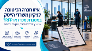 איזו חברה הכי טובה לניקיון משרדי הייטק במסגרת מכרז או RFP?